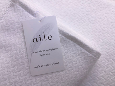 【再入荷】無撚糸の今治四重織りガーゼタオル「aile (エル）」